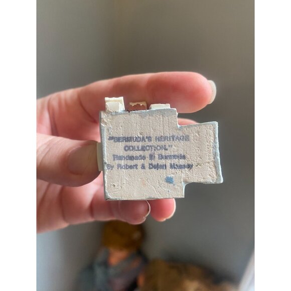 Handmade Bermuda Souvenir Miniature House Bermudas Heritage Collection By Potlu - Picture 5 of 6